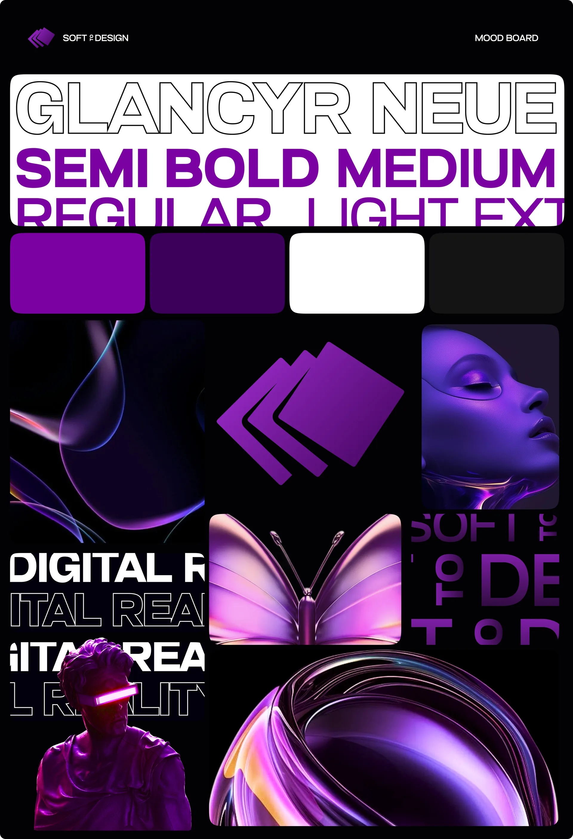 Fusing the Future: A Deep Dive into Our Digital Realism Moodboard Design
