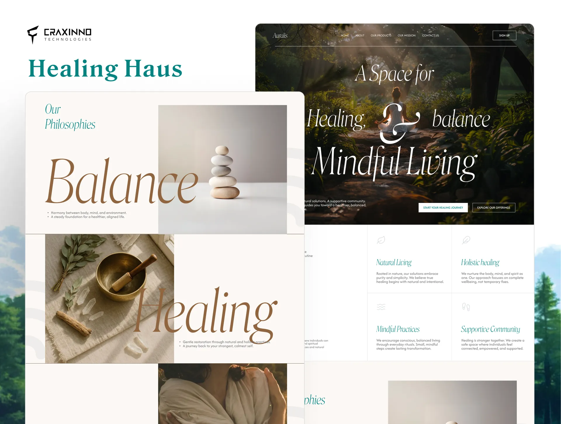 Healing Haus & Co — Wellness Website Design