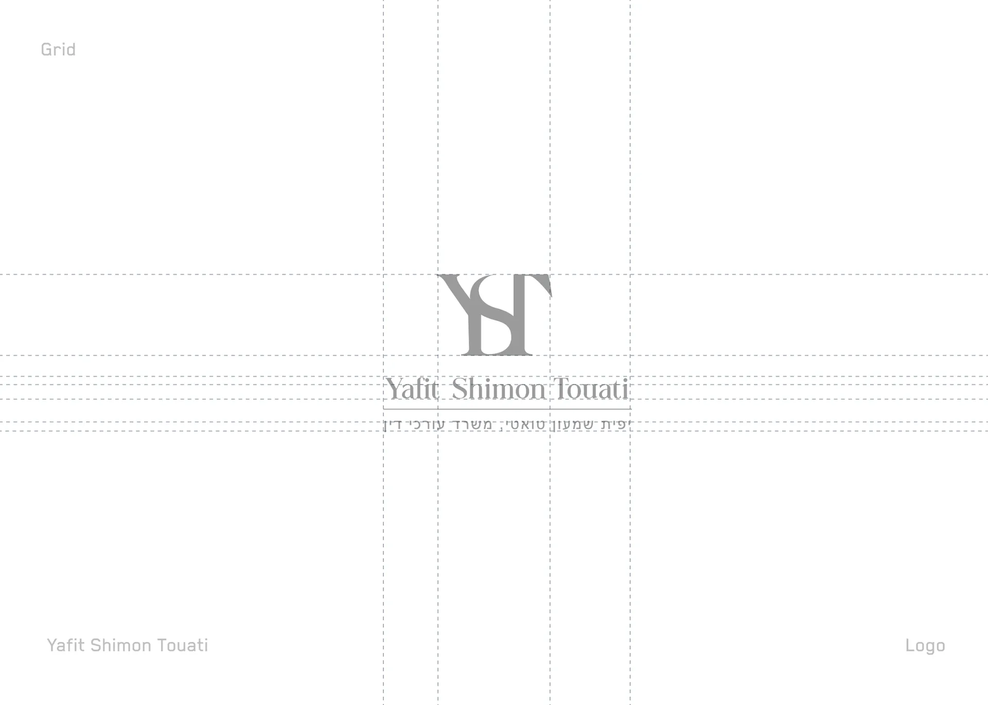 Law Firm Logo Design | Yafit Shimon Touati Identity — 02