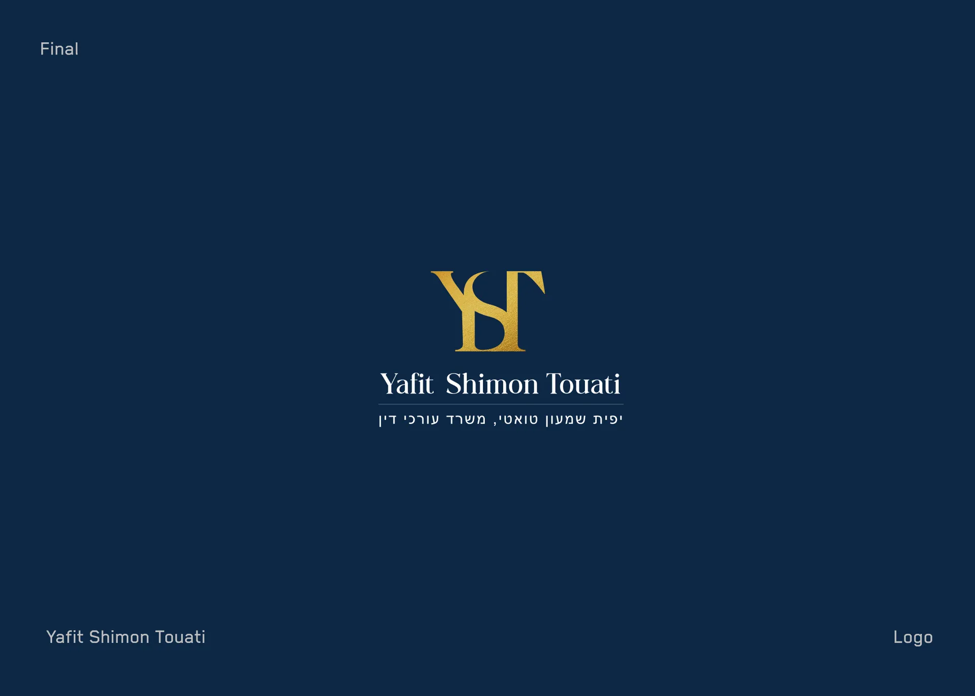 Law Firm Logo Design | Yafit Shimon Touati Identity — 03