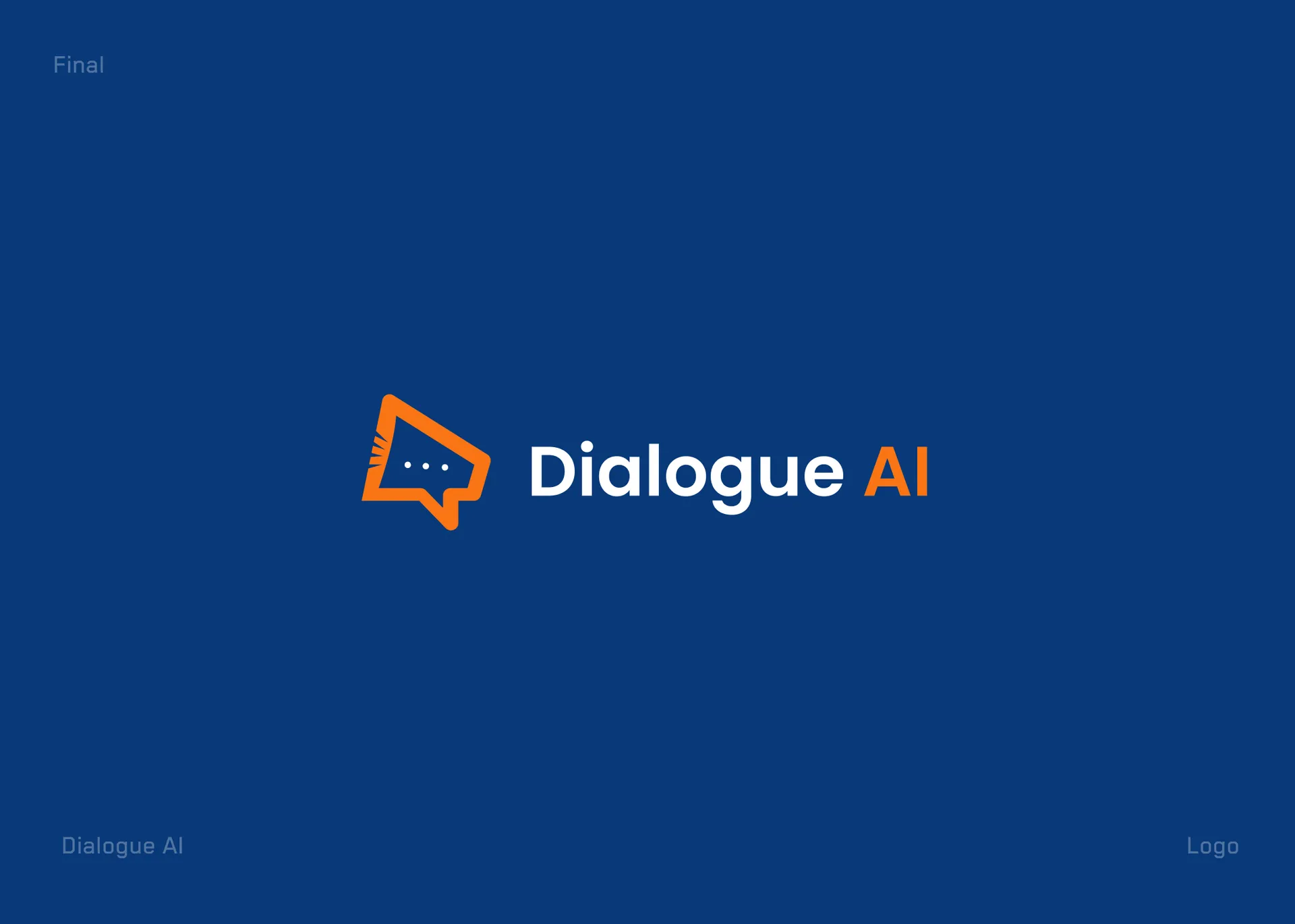 Dialogue AI Logo Design | AI Platform Brand Identity — 03