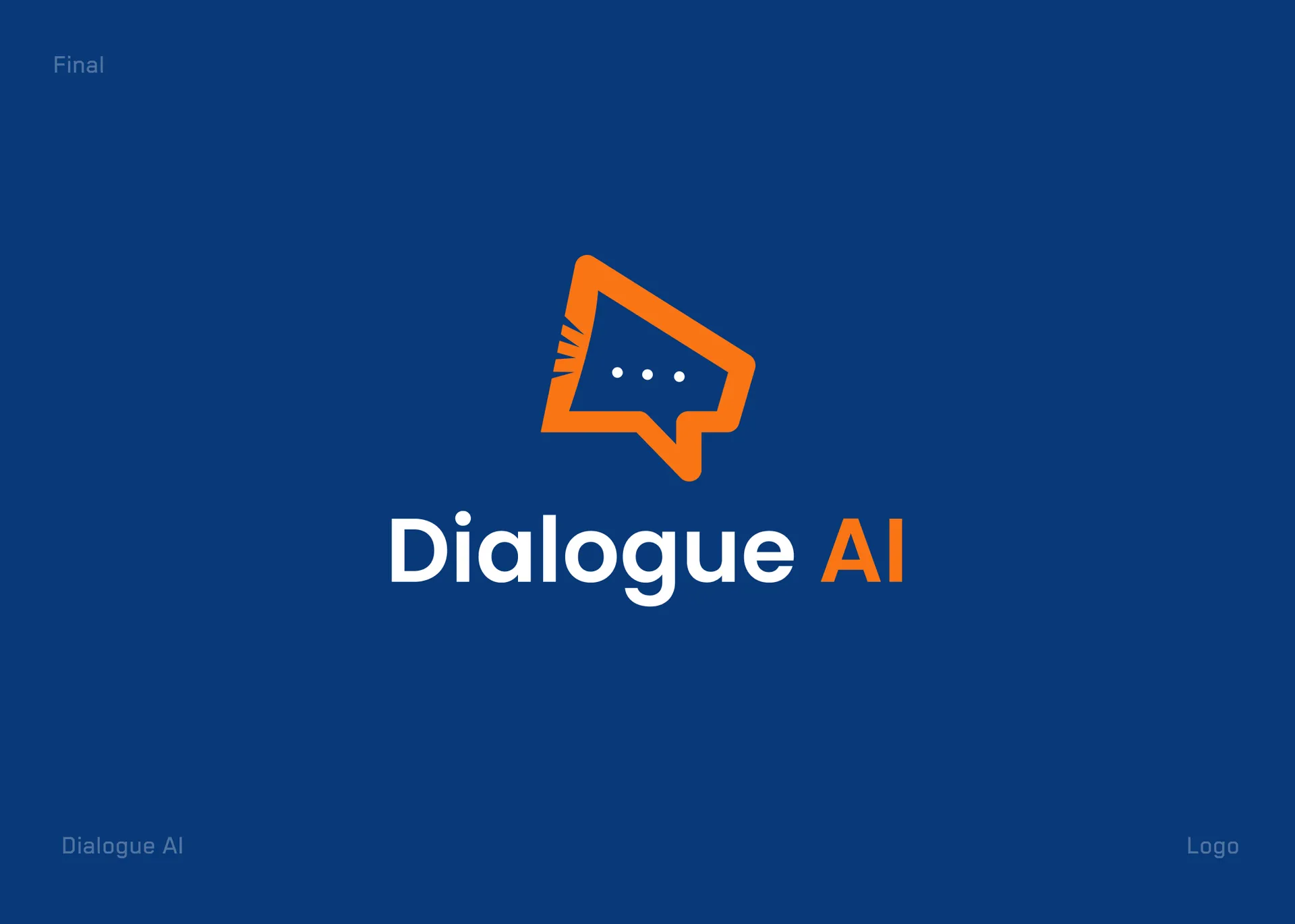 Dialogue AI Logo Design | AI Platform Brand Identity — 04