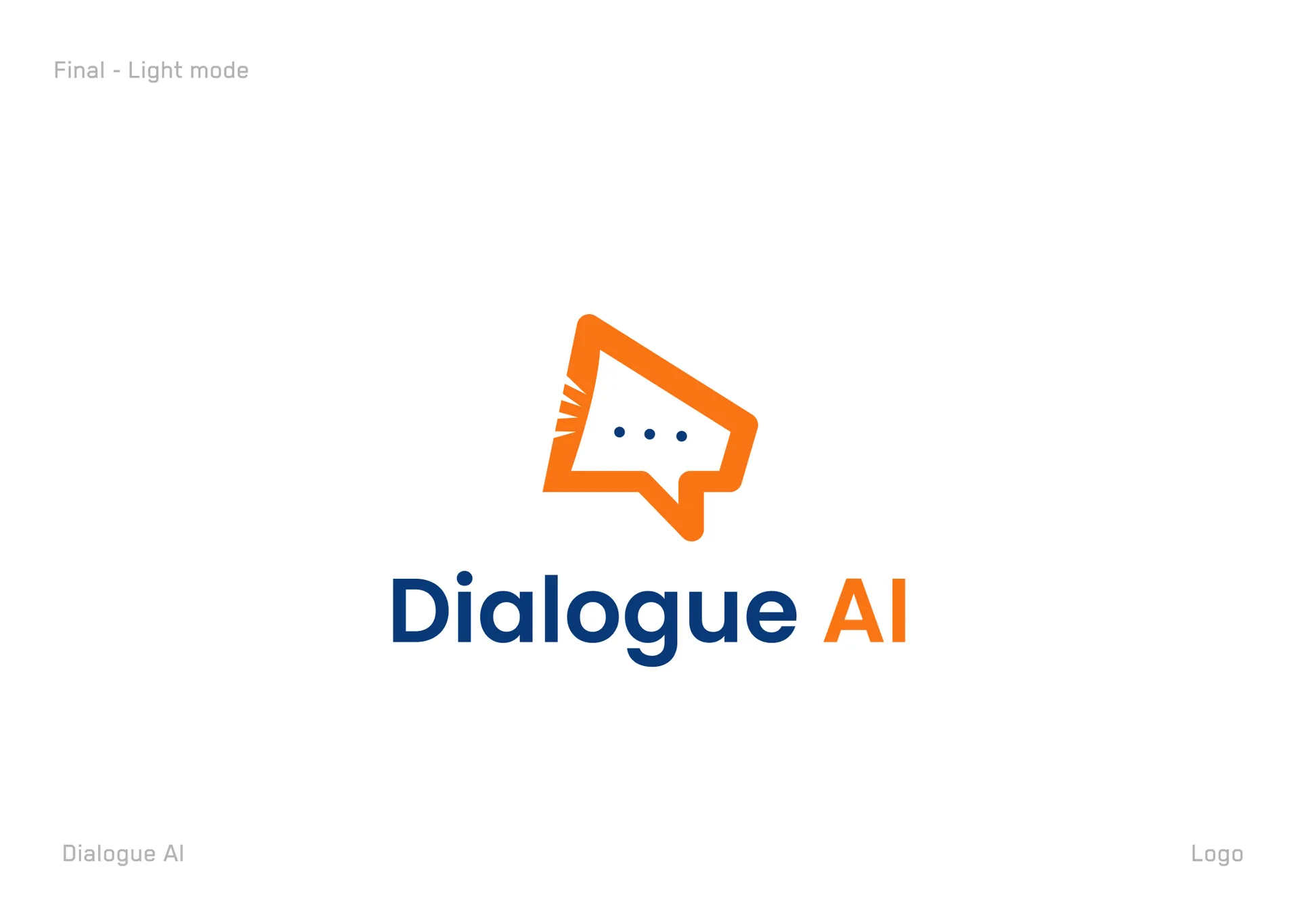Dialogue AI Logo Design | AI Platform Brand Identity — 05