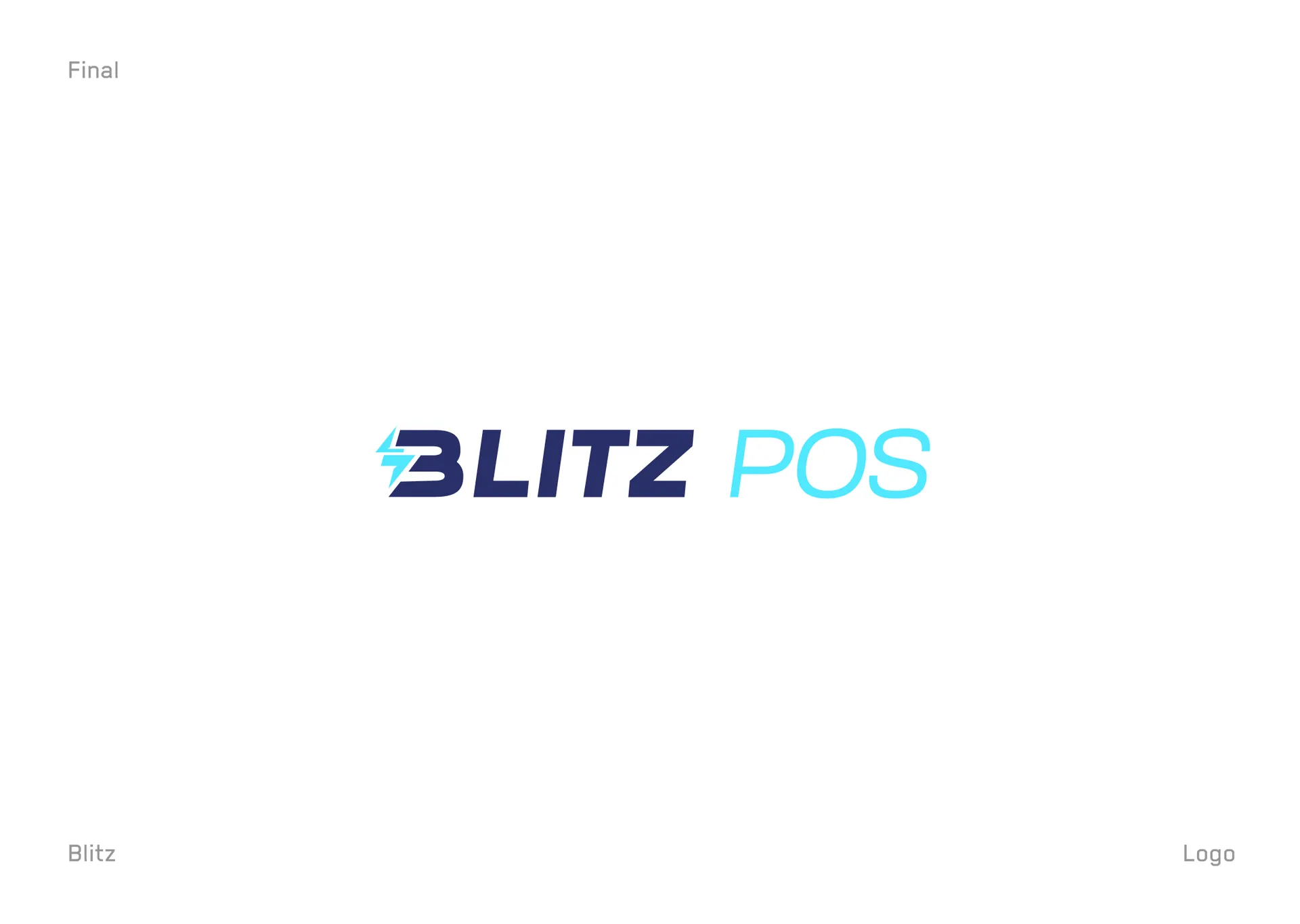 Blitz POS Logo Design — Lightning-Fast Payment Brand Identity — 04