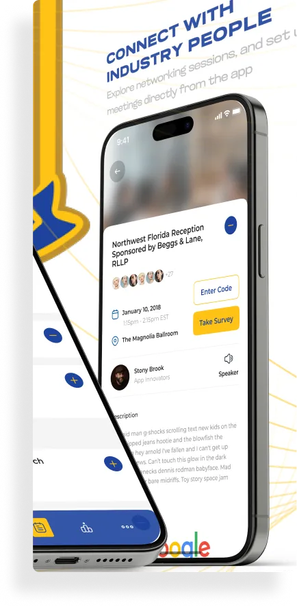 FLA-PAC Event App Design — Conference Agenda & Networking UI — 02