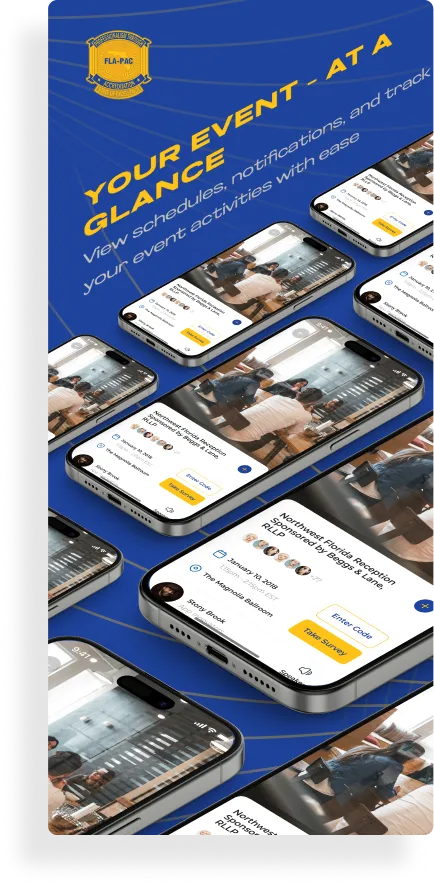 FLA-PAC Event App Design — Conference Agenda & Networking UI — 04