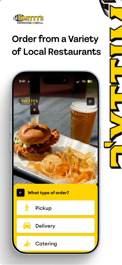 Smitty's Taphouse App Design — Food Ordering & Delivery Mobile UI — 03