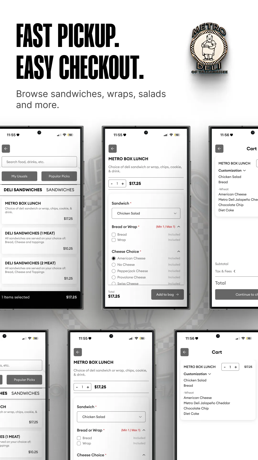 Metro Deli App Store Screenshot Design project shot 3
