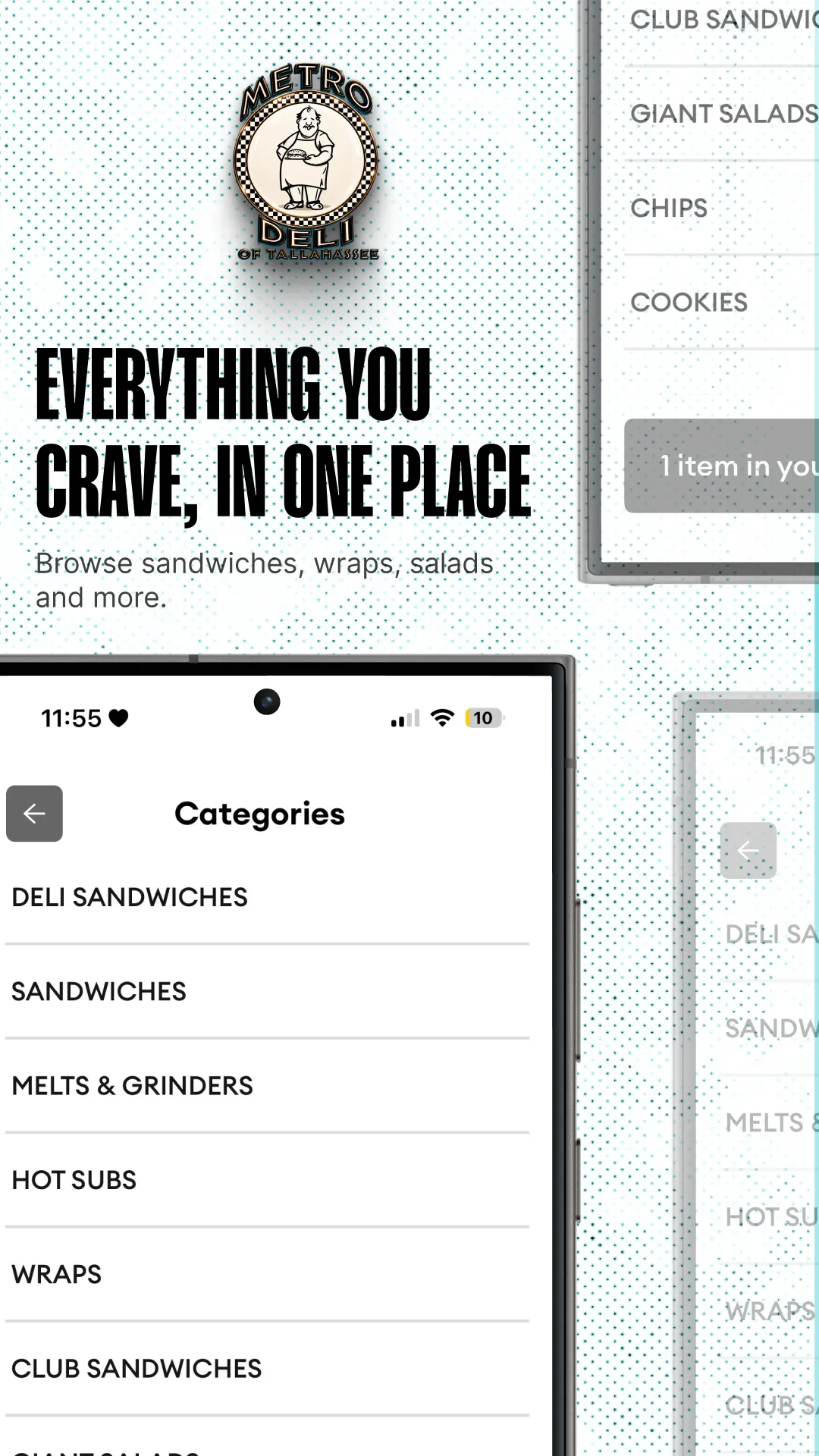 Metro Deli App Store Screenshot Design project shot 5