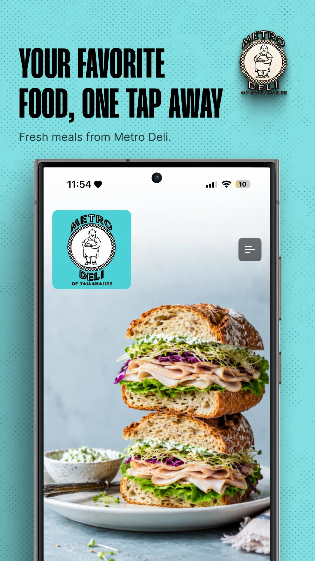 Metro Deli App Store Screenshot Design project shot 2